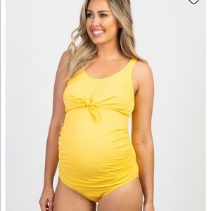Pink Blush Maternity Swimsuit